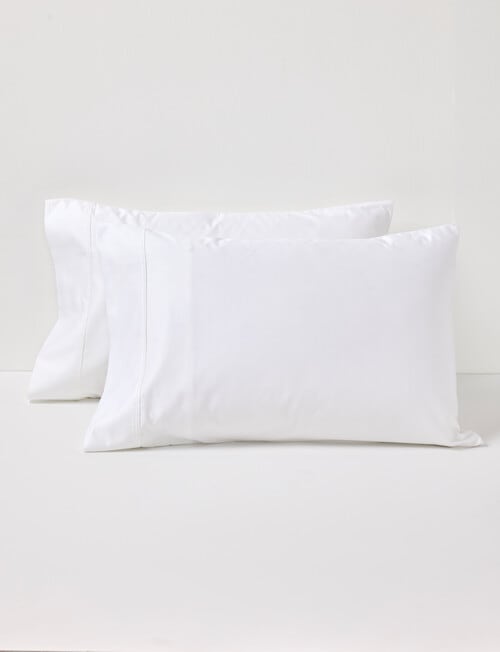 Kate Reed 800TC Egyptian Cotton Standard Pillowcase Pair, White product photo View 03 L