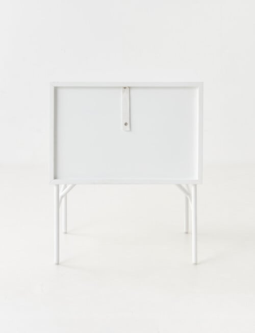 LUCA Siena Bedside Table, White product photo View 05 L