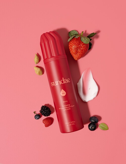 Sundae Aha Exfoliating Whipped Shower Foam, Berry product photo View 02 L