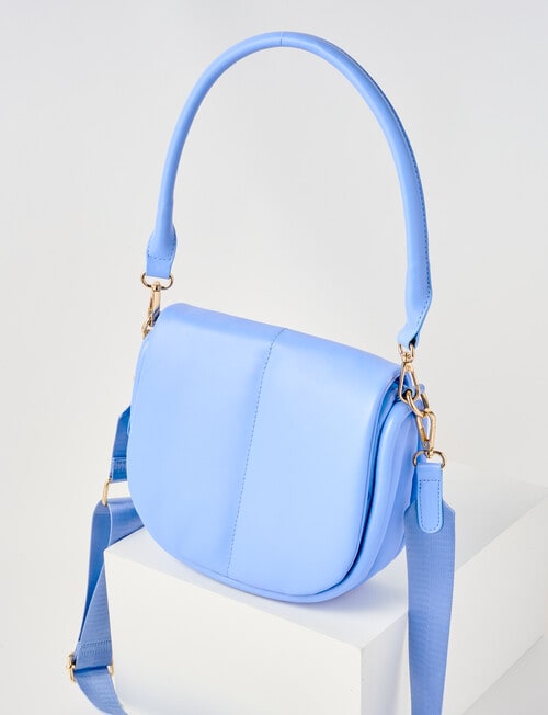 Whistle Accessories Isla Padded Shoulder Bag, Blue product photo View 04 L