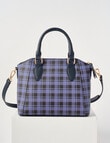 Whistle Accessories Rosie Shopper Bag, Navy Check product photo View 02 S