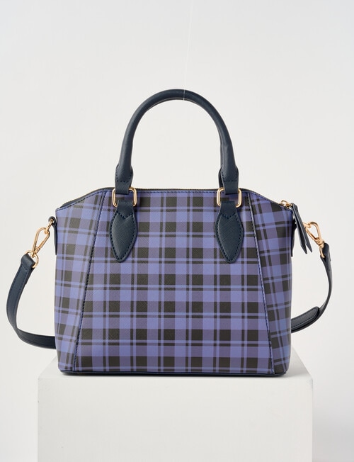 Whistle Accessories Rosie Shopper Bag, Navy Check product photo View 02 L