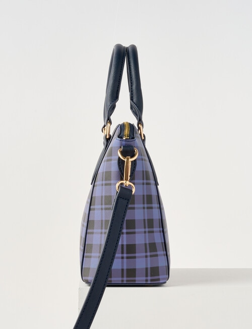Whistle Accessories Rosie Shopper Bag, Navy Check product photo View 04 L