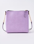 Boston + Bailey Stitch Detail Crossbody Bag, Lavender product photo View 02 S