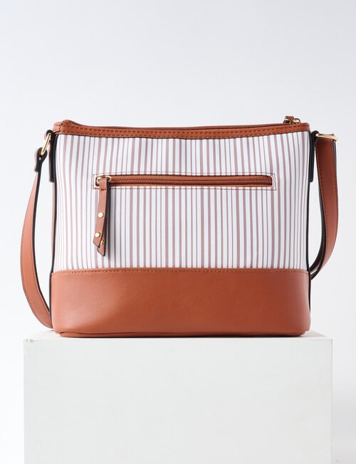Boston + Bailey Stripe Crossbody Bag, Tan product photo View 02 L
