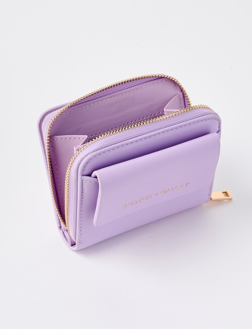 Boston + Bailey Small Wallet With Coin Pouch, Lavender product photo View 04 L