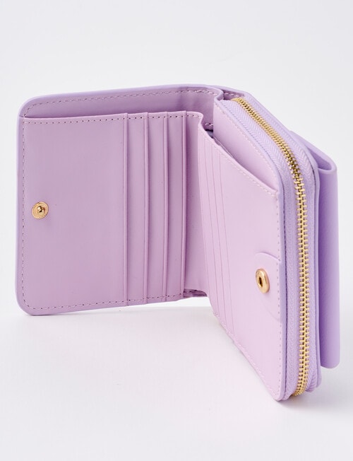 Boston + Bailey Small Wallet With Coin Pouch, Lavender product photo View 05 L
