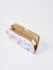Boston + Bailey Leila Floral Printed Full Wallet, White product photo View 04 S