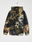 No Issue Tie Dye Hoodie, Rust product photo View 02 S
