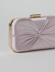 Harlow Satin Twist Clutch, Champagne product photo View 05 S