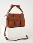 Whistle Accessories Checker Weave Bag, Mocha product photo View 02 S