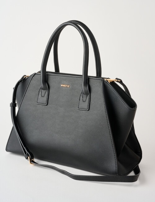 Whistle Accessories Amy Shopper Bag, Black product photo View 03 L