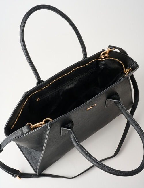 Whistle Accessories Amy Shopper Bag, Black product photo View 06 L