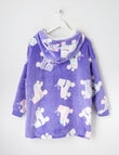 Sleep Squad Good Times Roll Oversized Hoodie, Purple product photo View 04 S