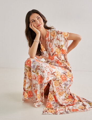 Harlow Empire Waist Dress, Autumn Bloom product photo