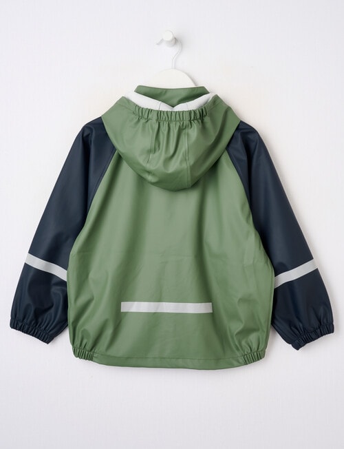 Mum 2 Mum Colourblock Rain Jacket, Olive product photo View 02 L