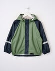 Mum 2 Mum Colourblock Rain Jacket, Olive product photo