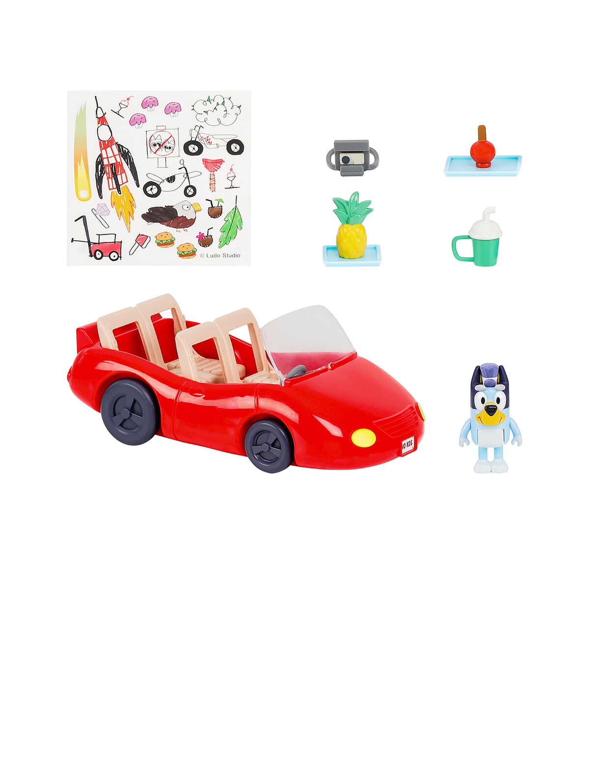 Bluey Convertible & Figure Set, Series 9 Cars, Trucks & Remote Control