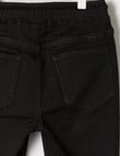 Mac & Ellie Knit Denim Jogger, Washed Black product photo View 02 S