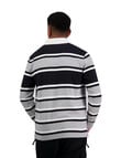Canterbury Yarn Dye Long Sleeve Rugby, Grey, S product photo View 02 S
