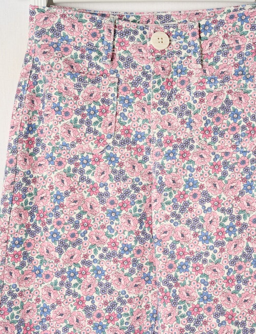 Mac & Ellie Floral Sailor Jeans, Pink product photo View 03 L