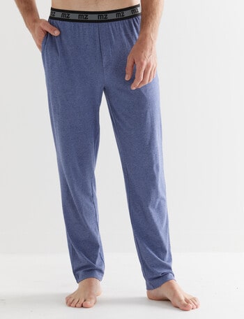 Mazzoni Soft Touch Cotton Lyocell Pant, Navy Marle product photo