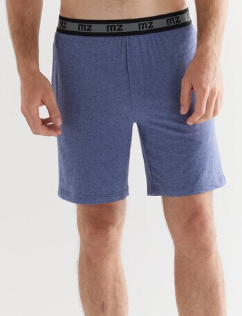 Mazzoni Soft Touch Cotton Lyocell Short, Navy Marle product photo