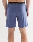 Mazzoni Soft Touch Cotton Lyocell Short, Navy Marle product photo View 02 S