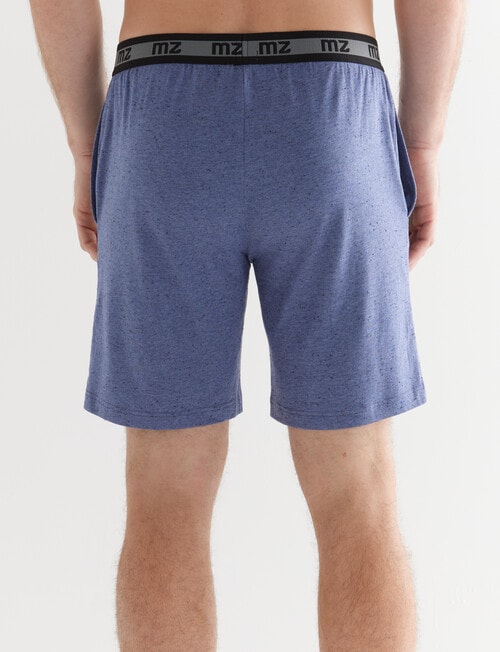 Mazzoni Soft Touch Cotton Lyocell Short, Navy Marle product photo View 02 L