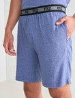 Mazzoni Soft Touch Cotton Lyocell Short, Navy Marle product photo View 04 S
