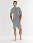Mazzoni Soft Touch Cotton Lyocell Short, Grey Marle product photo View 03 S