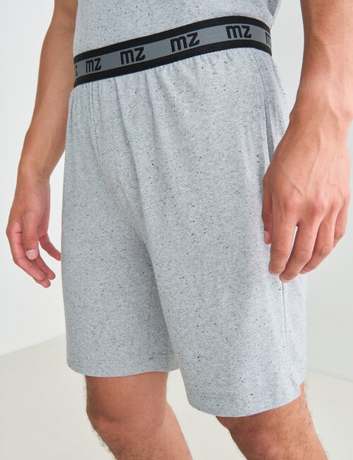 Mazzoni Soft Touch Cotton Lyocell Short, Grey Marle product photo View 04 L