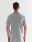 Mazzoni Soft Touch Cotton Lyocell T-Shirt, Grey Marle product photo View 02 S