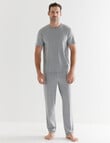 Mazzoni Soft Touch Cotton Lyocell T-Shirt, Grey Marle product photo View 03 S