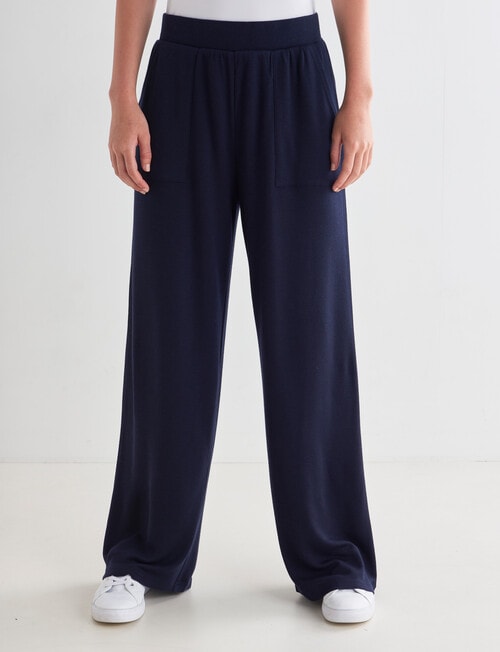 North South Merino Leisure Pant, Navy product photo