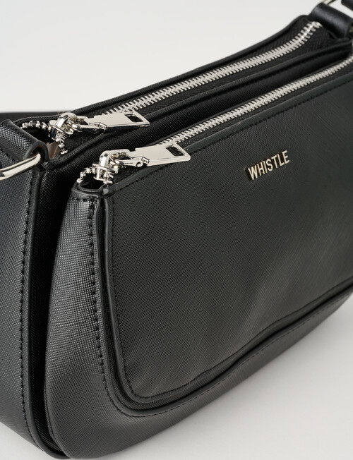 Whistle Accessories East West Crossbody Bag, Black product photo View 05 L