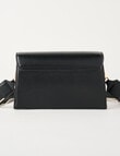 Whistle Accessories Foldover Chain Crossbody Bag, Black product photo View 02 S