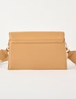 Whistle Accessories Foldover Chain Crossbody Bag, Tan product photo View 03 S
