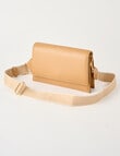 Whistle Accessories Foldover Chain Crossbody Bag, Tan product photo View 04 S