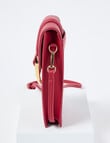 Boston + Bailey Molten D-Ring Detail Phone Crossbody Bag, Cranberry product photo View 04 S