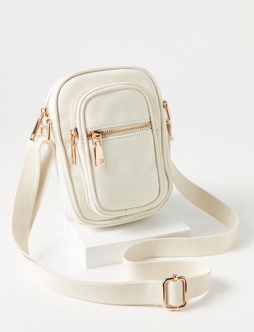 Zest Woven Maisie Crossbody Bag, Ivory product photo