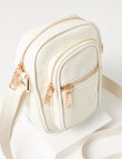 Zest Woven Maisie Crossbody Bag, Ivory product photo View 03 S