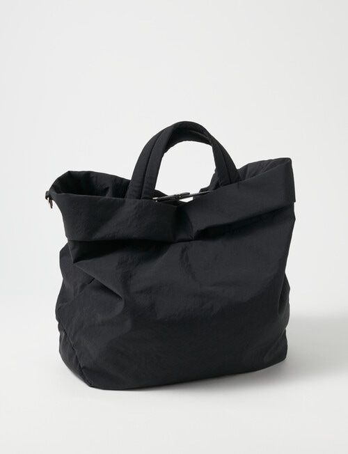 Zest Soft Tote Bag with Strap, Black product photo View 02 L