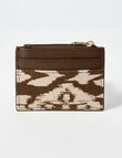 Boston + Bailey Printed Woven Card Holder, Animal Print product photo View 02 S