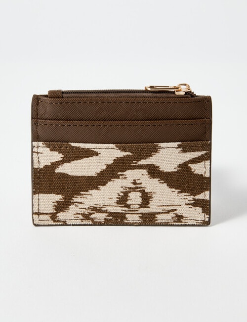 Boston + Bailey Printed Woven Card Holder, Animal Print product photo View 02 L