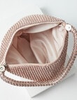 Harlow Wrist Handle Evening Bag, Champagne product photo View 06 S