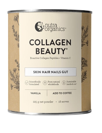 Nutra Organics Collagen Beauty Vanilla, 225g product photo