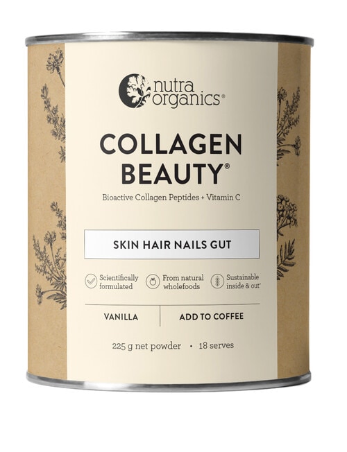 Nutra Organics Collagen Beauty Vanilla, 225g product photo