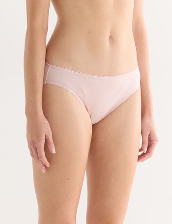 Jockey Woman Everyday Cotton Bikini Brief, 3-Pack, Pink, 8-16 product photo