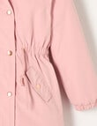 Mac & Ellie Faux Fur Hooded Parka, Dusty Pink product photo View 03 S